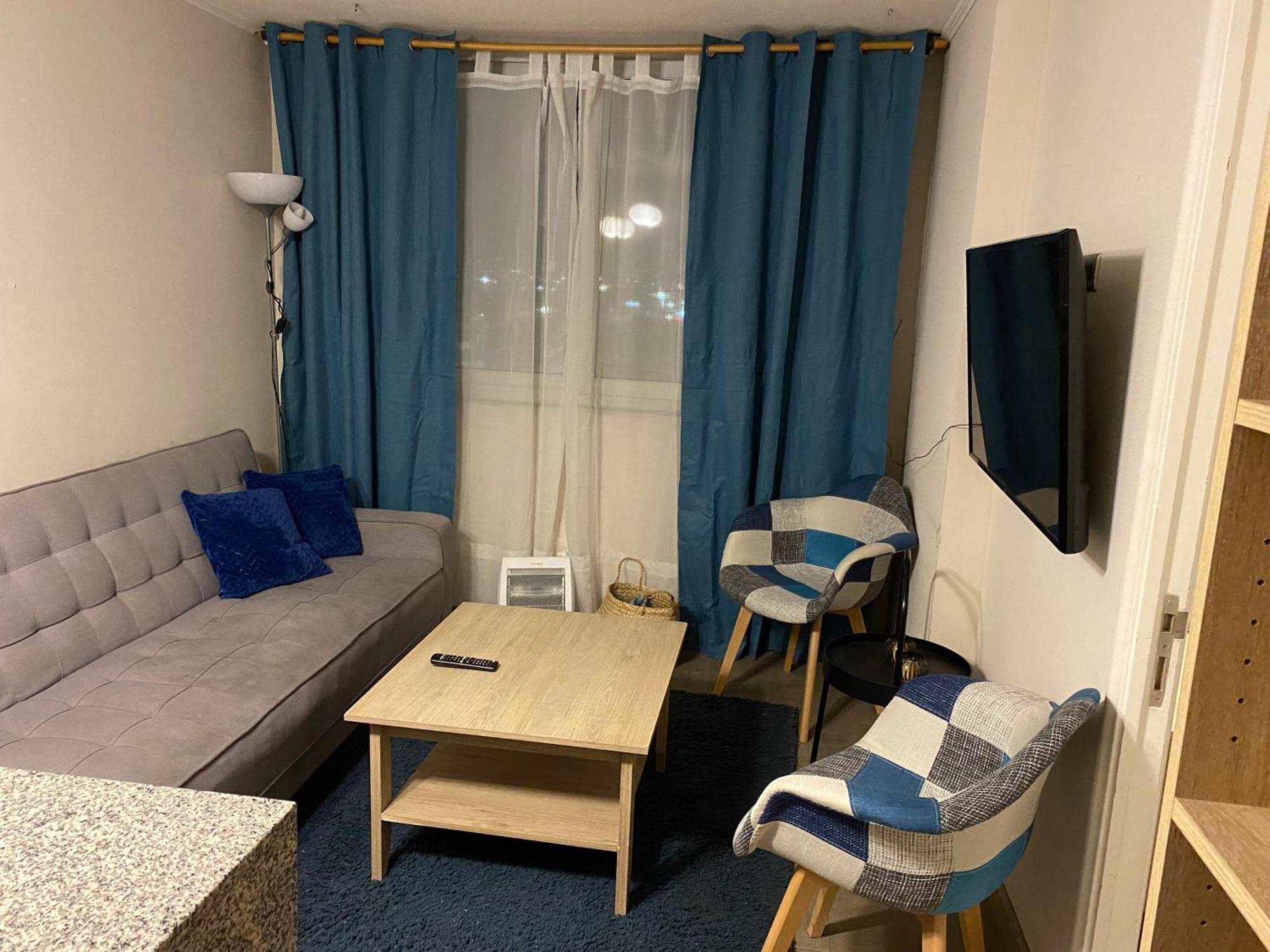 Arriendo Departamento Amoblado En San Miguel * Santiago